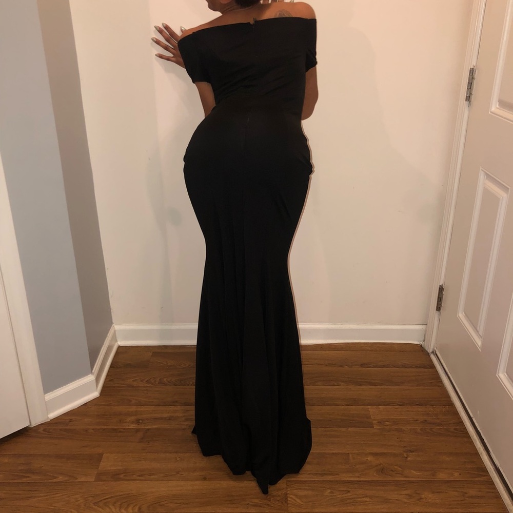 Ashley Opoku Black Sweetheart Gown - Picture 2 of 6